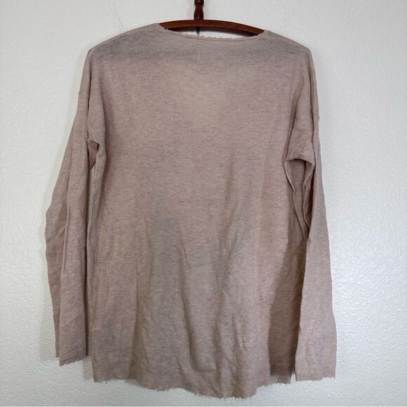 Rare Zadig & Voltaire Deluxe Cashmere Skull Sweater Size M in Cream - Picture 10 of 10